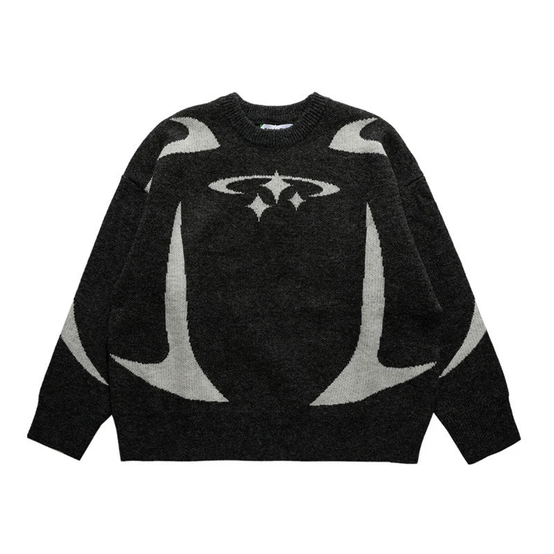 Winter Y2K Star Sweater