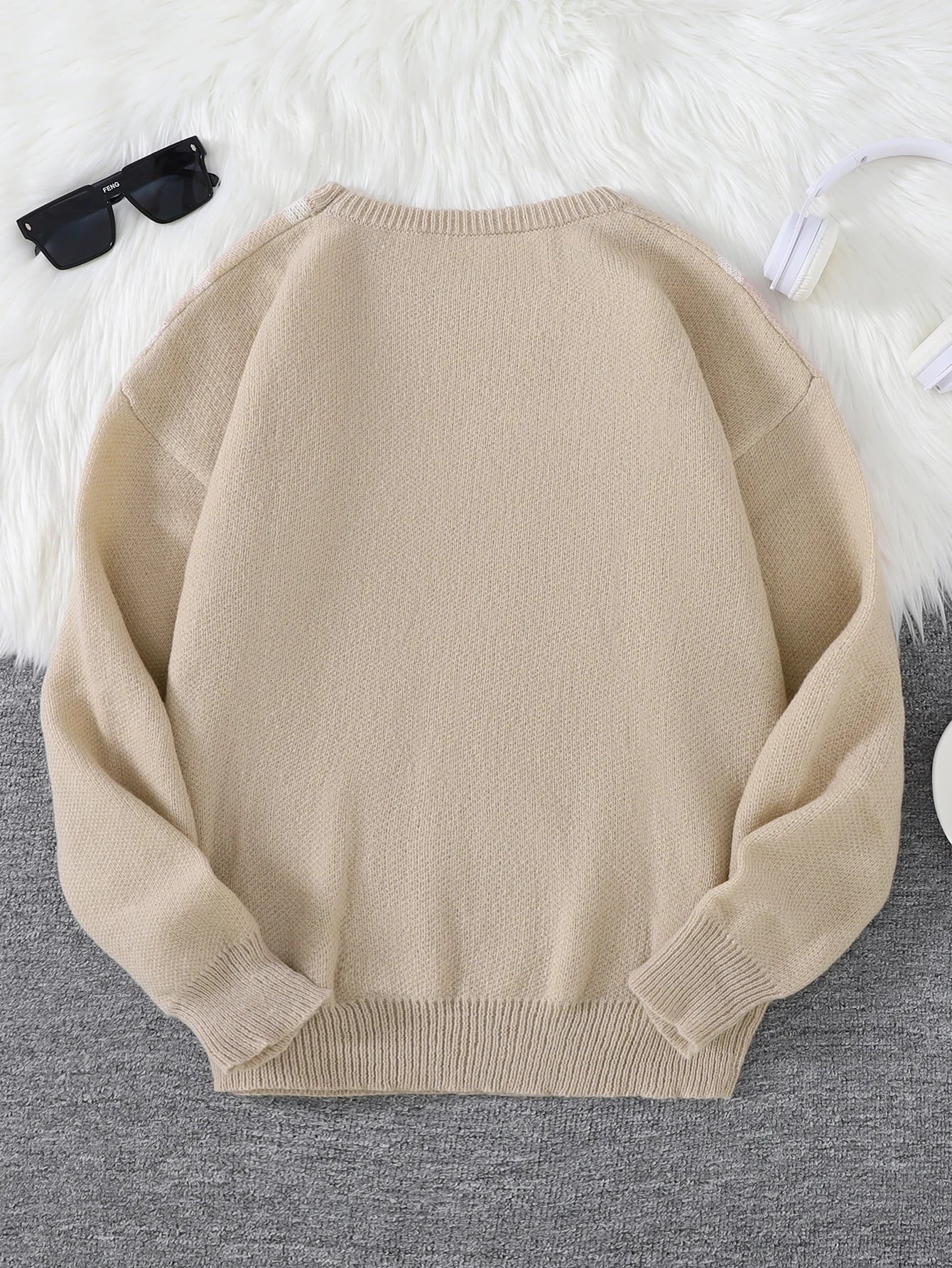 Winter Spider Web Sweater