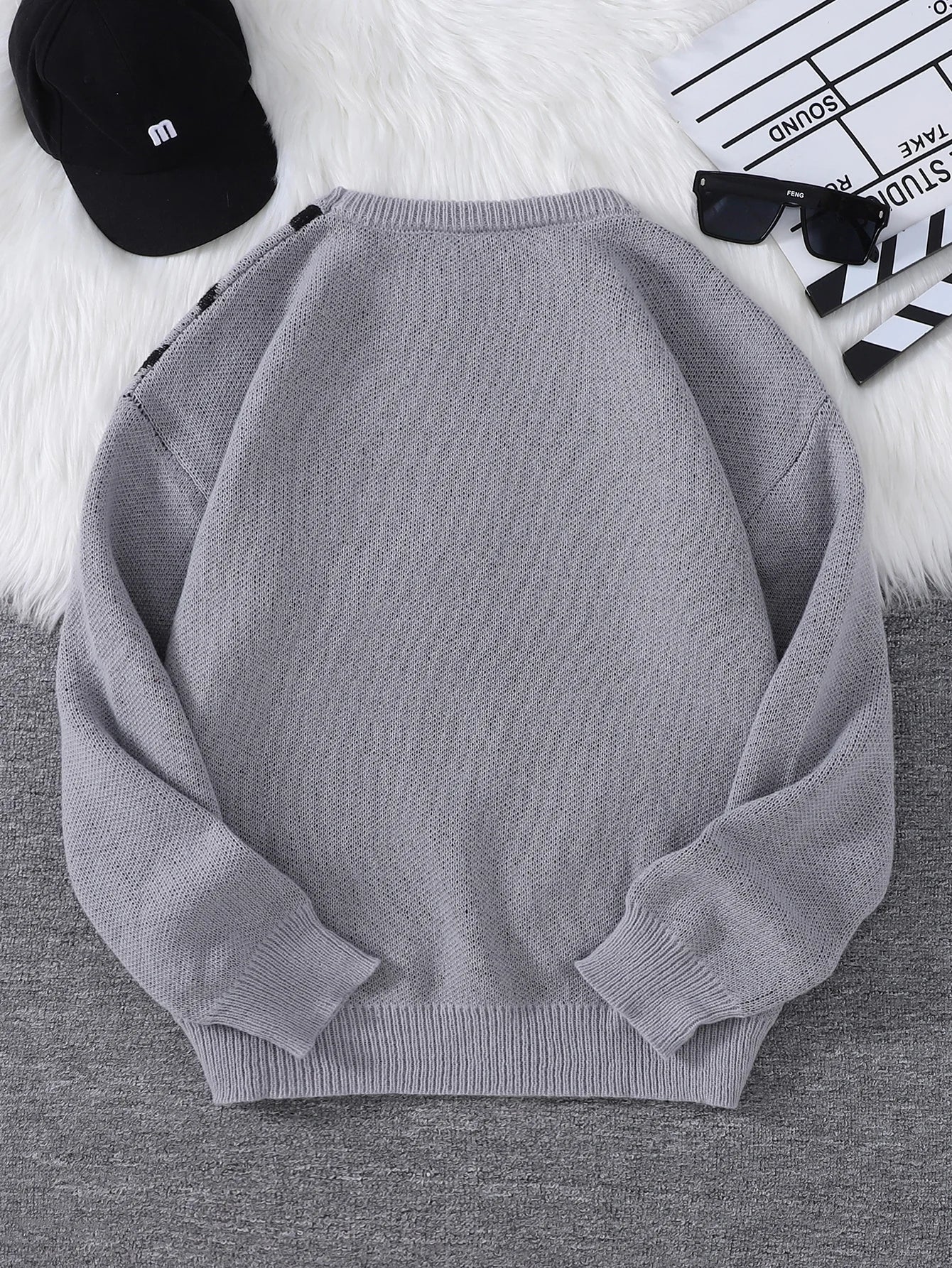 Winter Spider Web Sweater