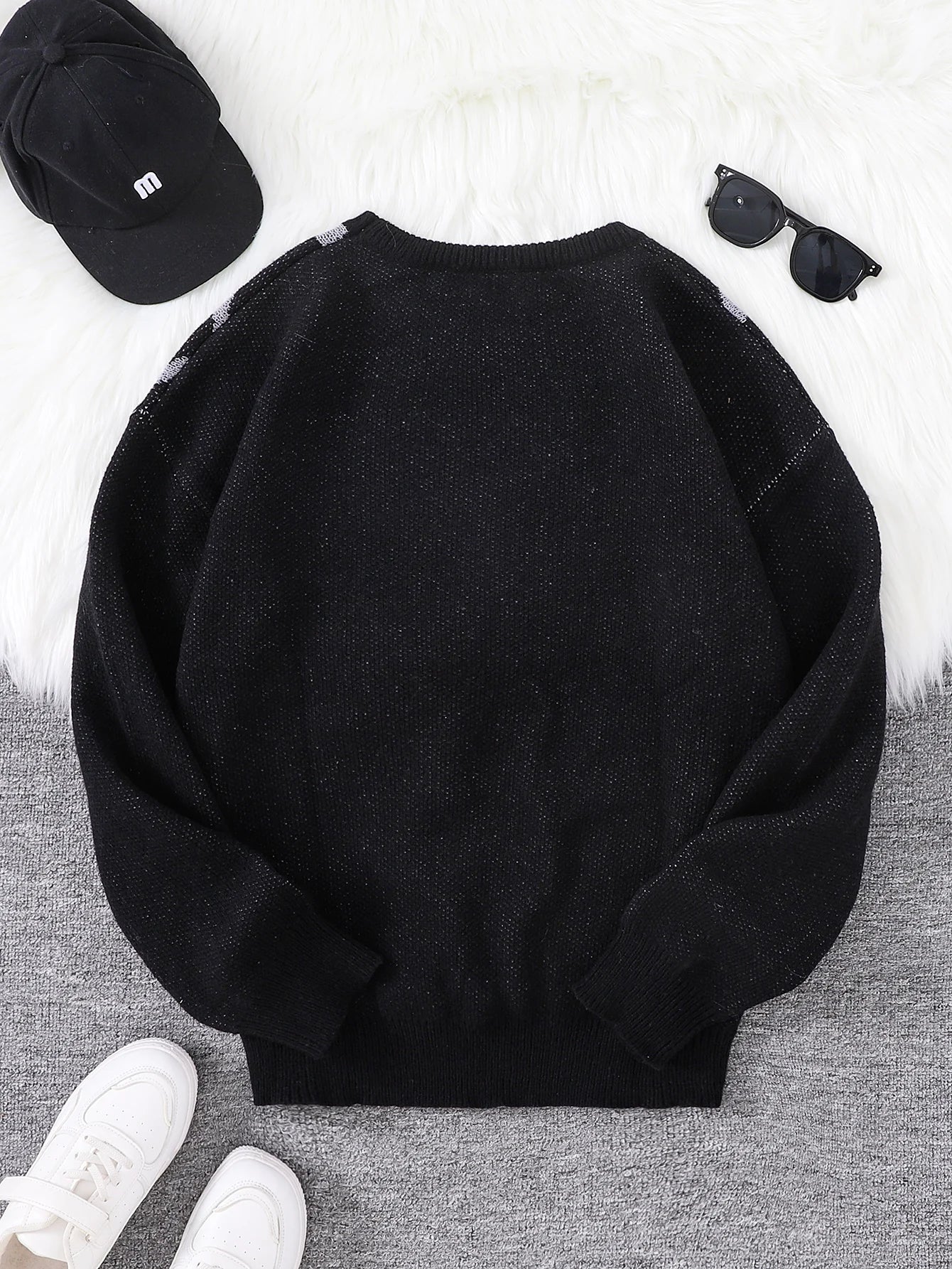 Winter Spider Web Sweater