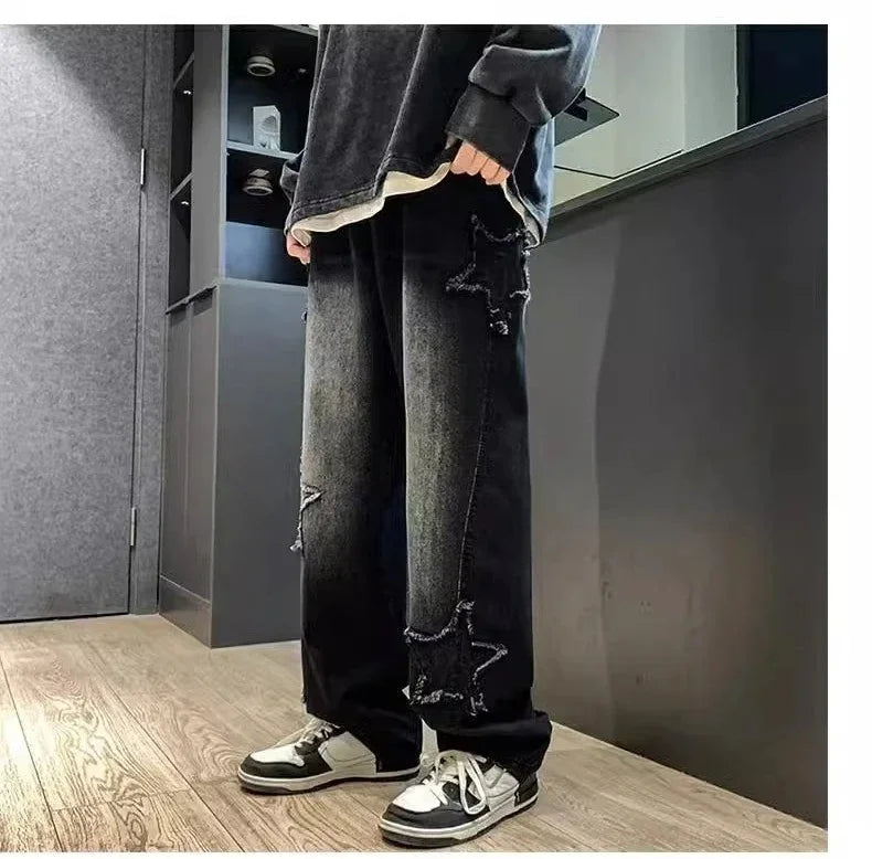 Stars Patchwork Jeans