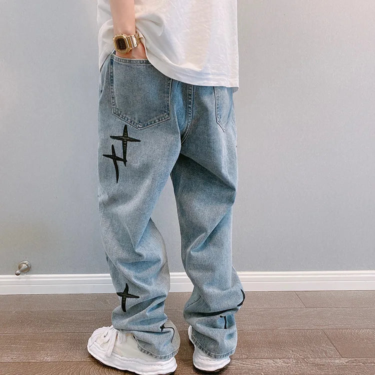 Casual Loose Denim Cargo