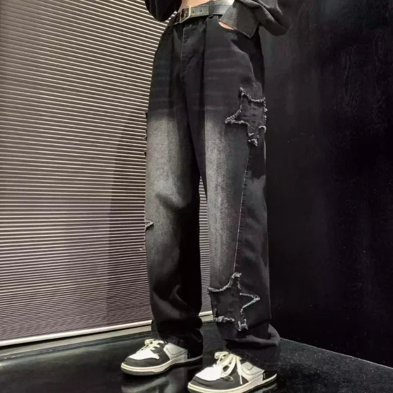 Stars Patchwork Jeans
