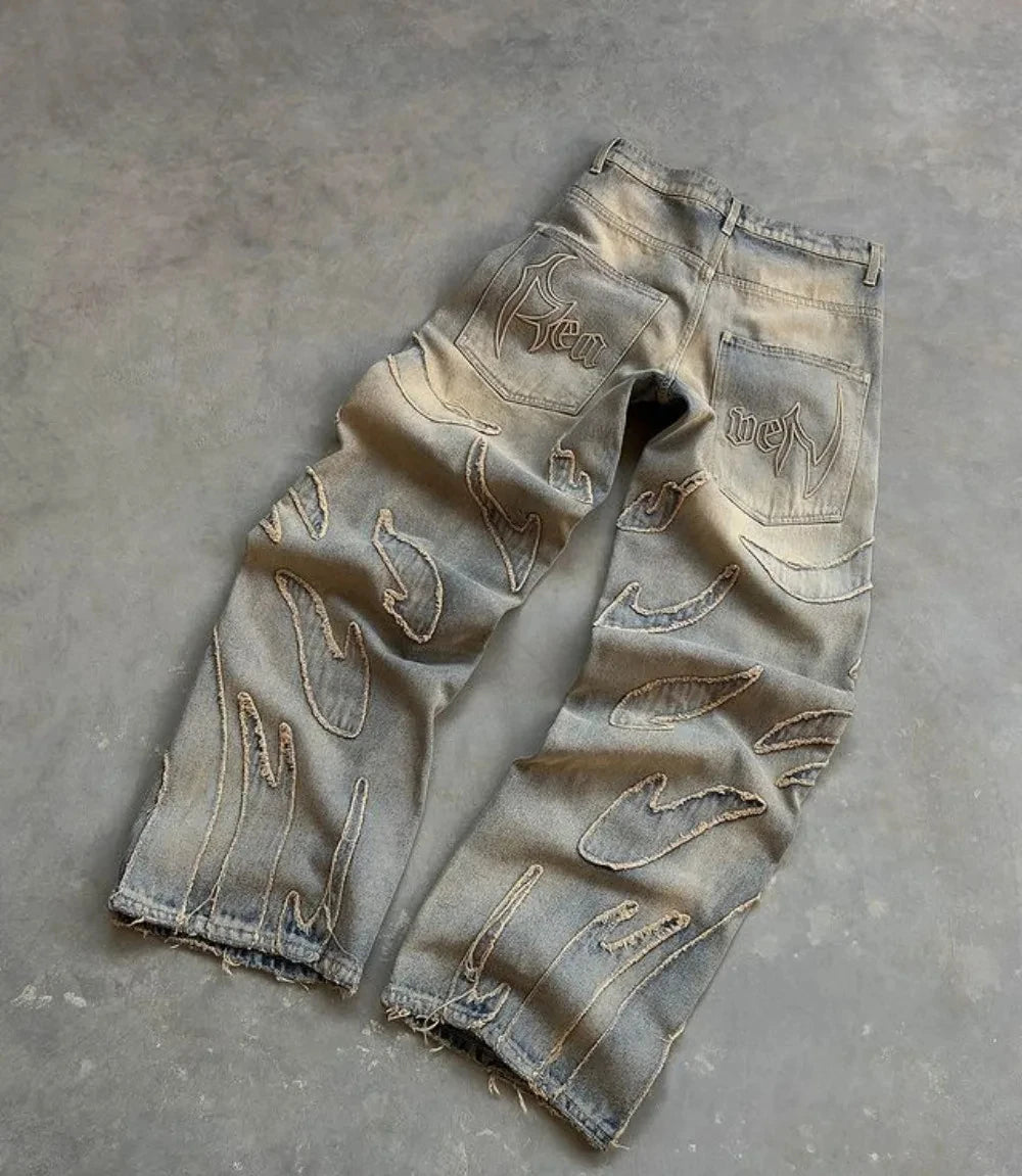Distressed Baggy Jeans