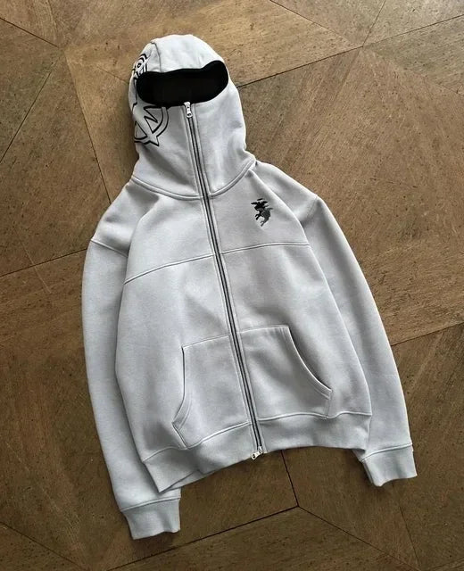 Y2K Ski mask Hoodie