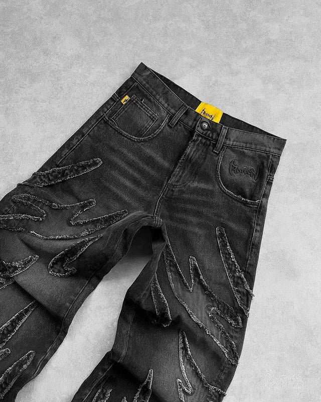 Distressed Baggy Jeans