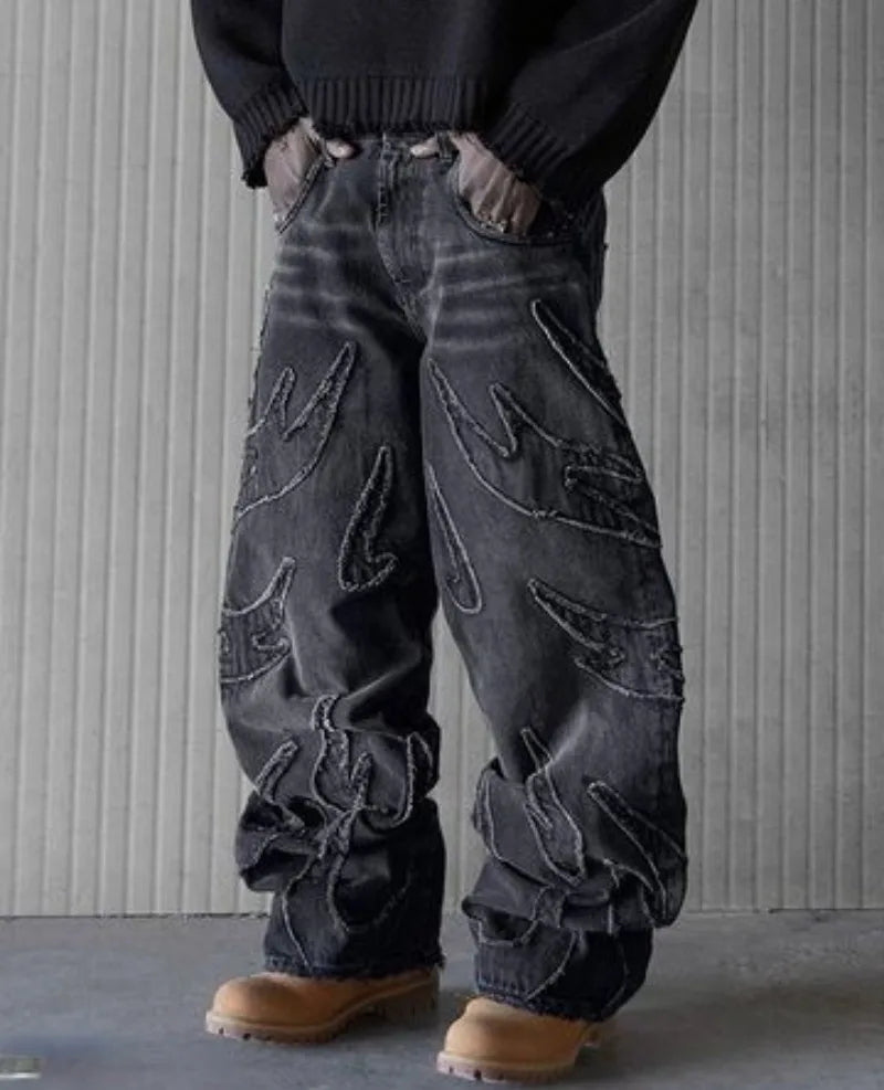 Distressed Baggy Jeans