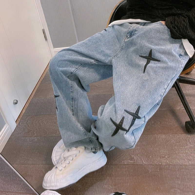 Casual Loose Denim Cargo