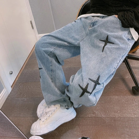 Casual Loose Denim Cargo