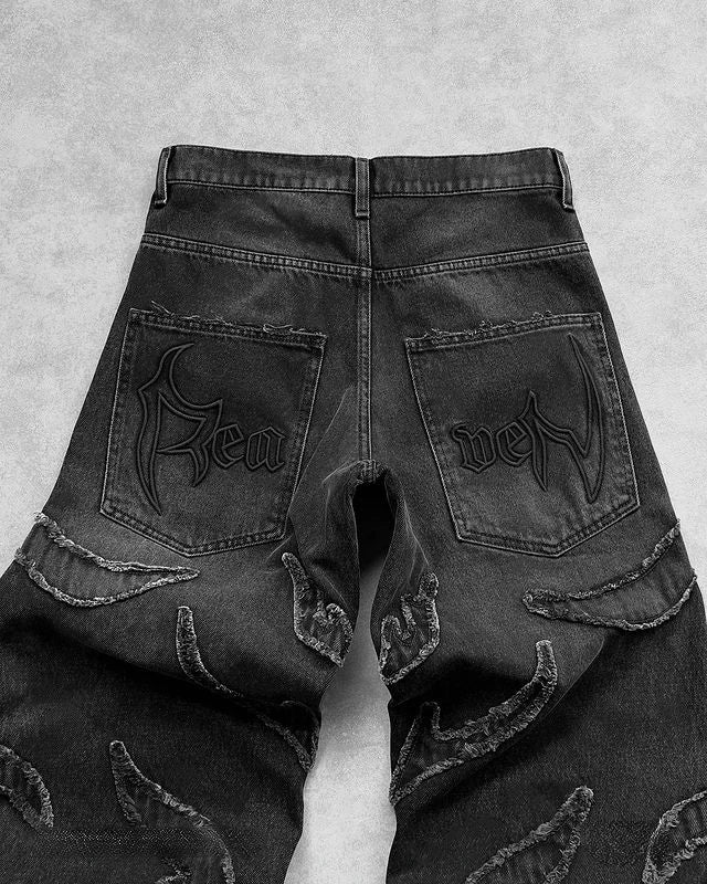 Distressed Baggy Jeans