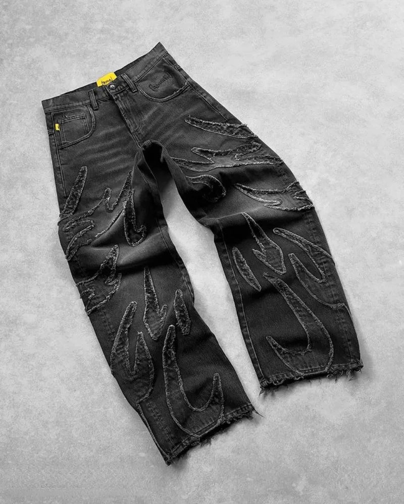 Distressed Baggy Jeans